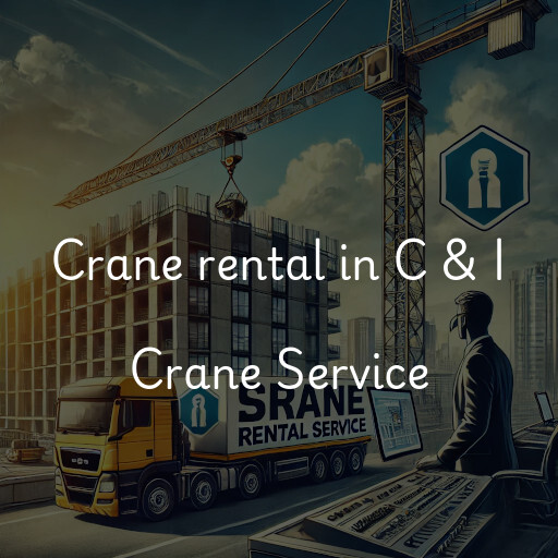 Crane rental in C & I Crane Service