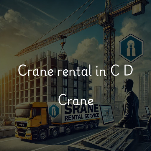 Crane rental in C D Crane