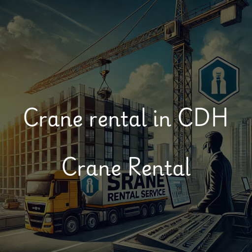 Crane rental in CDH Crane Rental