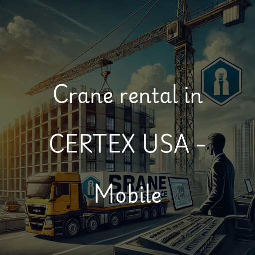 Crane rental in CERTEX USA - Mobile