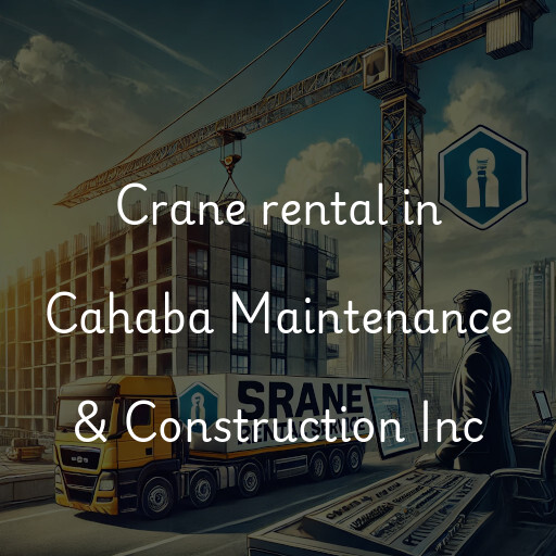 Crane rental in Cahaba Maintenance & Construction Inc