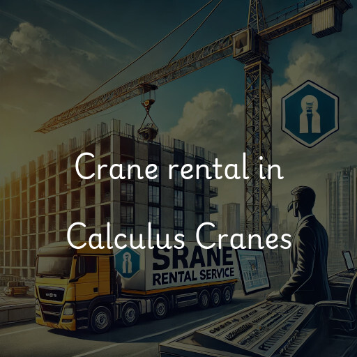 Crane rental in Calculus Cranes