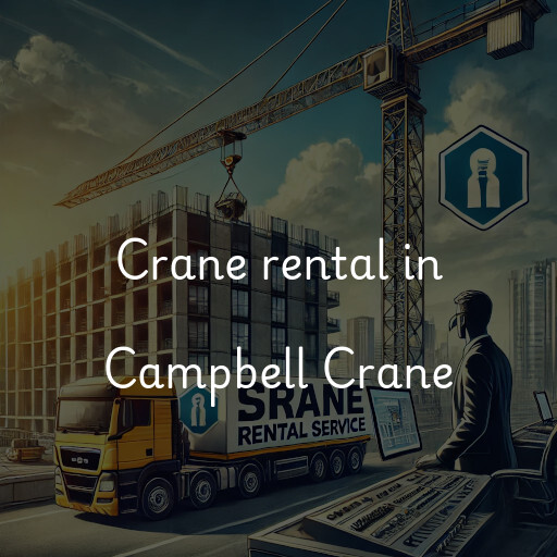 Crane rental in Campbell Crane