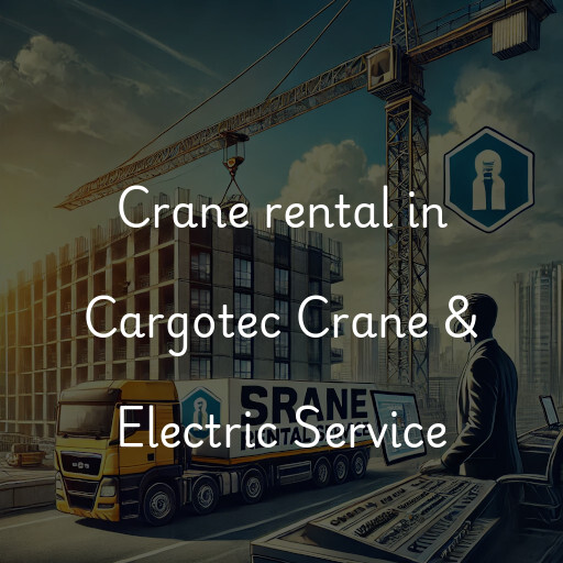 Crane rental in Cargotec Crane & Electric Service