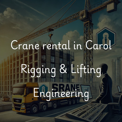 Crane rental in Carol Rigging & Lifting Engineering