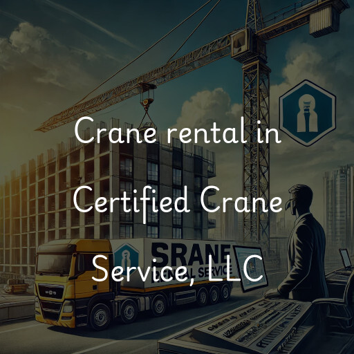 Crane rental in Certified Crane Service, LLC