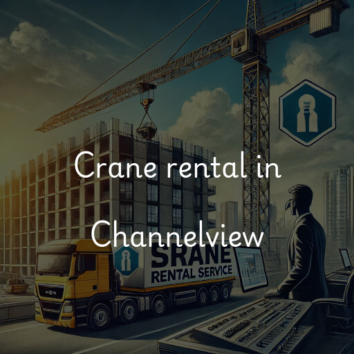 Crane rental in Channelview