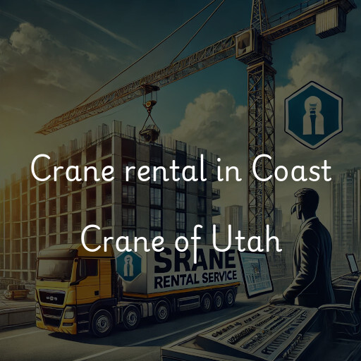 Crane rental in Coast Crane of Utah