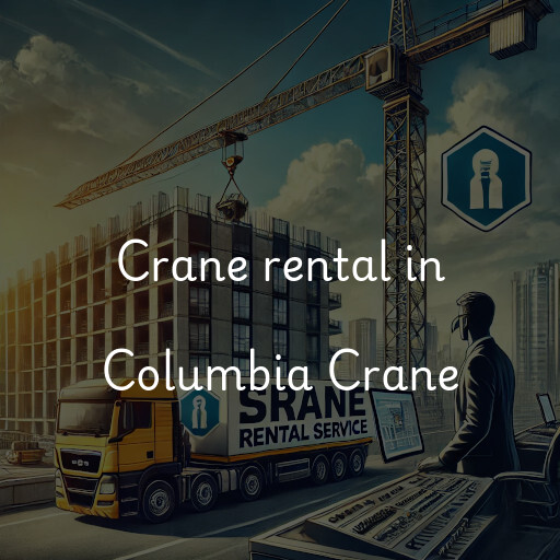 Crane rental in Columbia Crane