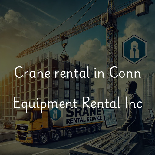 Crane rental in Conn Equipment Rental Inc