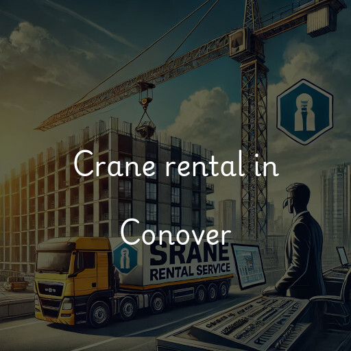 Crane rental in Conover