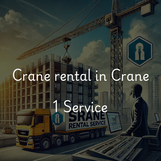 Crane rental in Crane 1 Service