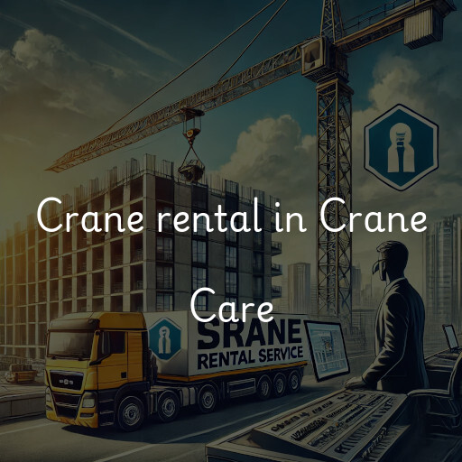 Crane rental in Crane Care