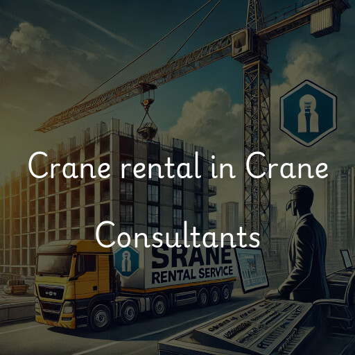 Crane rental in Crane Consultants