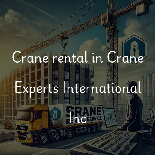 Crane rental in Crane Experts International Inc