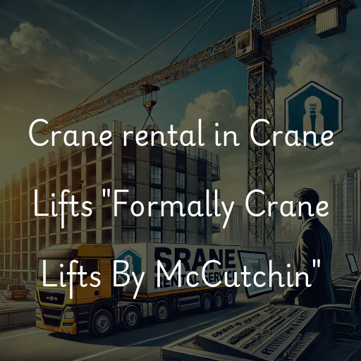 Crane rental in Crane Lifts 