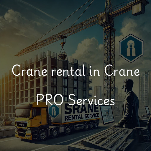 Crane rental in Crane PRO Services