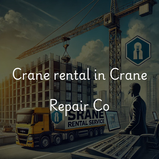 Crane rental in Crane Repair Co