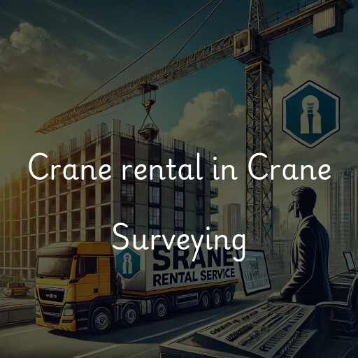 Crane rental in Crane Surveying