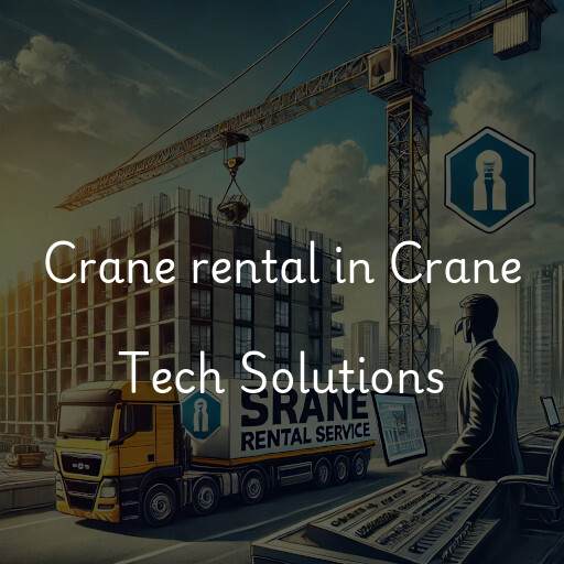 Crane rental in Crane Tech Solutions