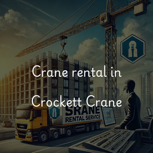 Crane rental in Crockett Crane