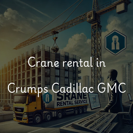 Crane rental in Crumps Cadillac GMC