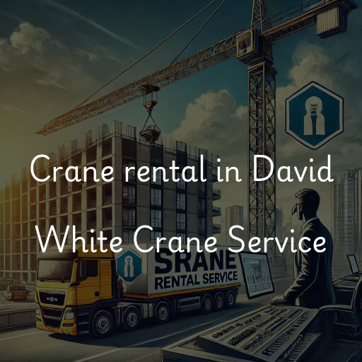 Crane rental in David White Crane Service