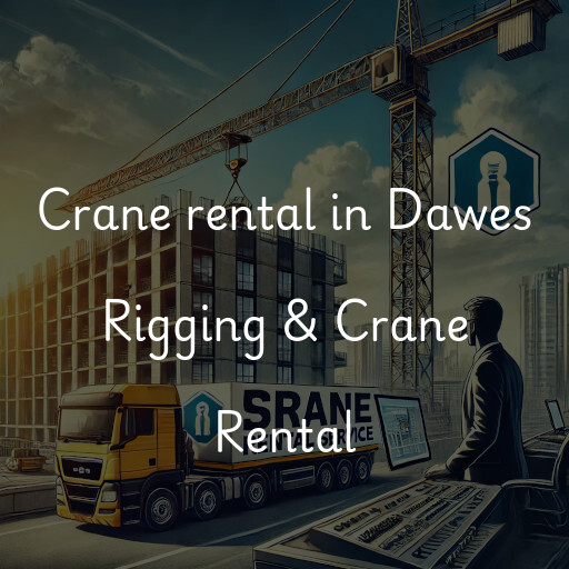 Crane rental in Dawes Rigging & Crane Rental