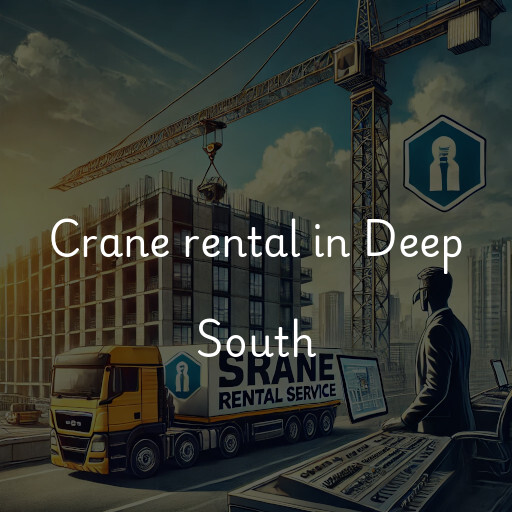 Crane rental in Deep South