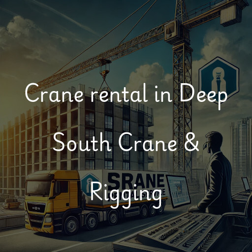 Crane rental in Deep South Crane & Rigging