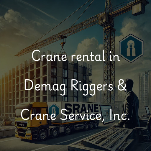 Crane rental in Demag Riggers & Crane Service, Inc.