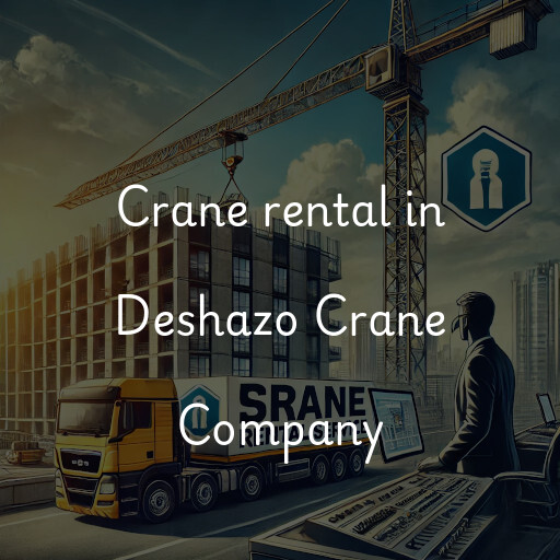 Crane rental in Deshazo Crane Company