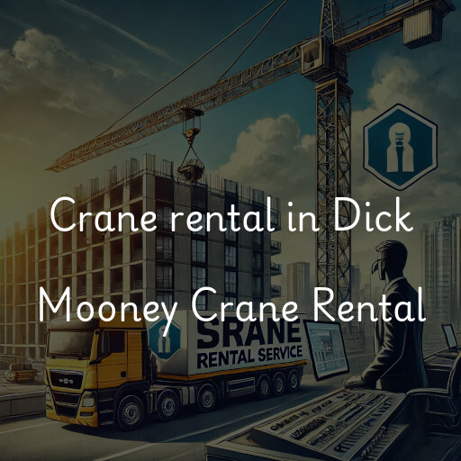 Crane rental in Dick Mooney Crane Rental