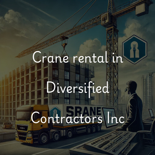 Crane rental in Diversified Contractors Inc