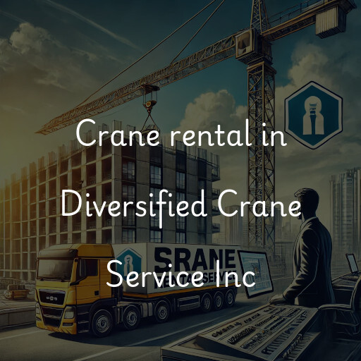 Crane rental in Diversified Crane Service Inc