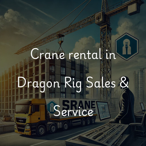 Crane rental in Dragon Rig Sales & Service