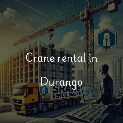 Crane rental in Durango