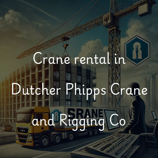 Crane rental in Dutcher Phipps Crane and Rigging Co