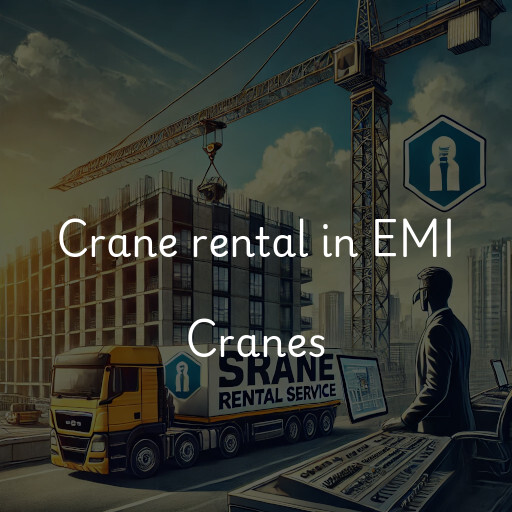 Crane rental in EMI Cranes