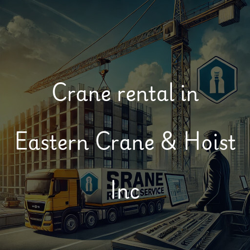 Crane rental in Eastern Crane & Hoist Inc