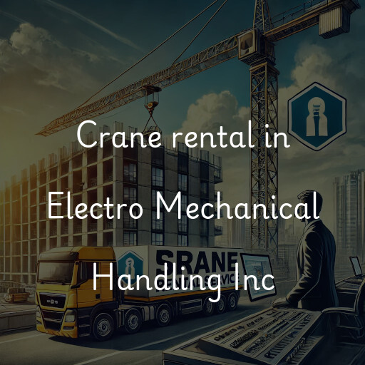 Crane rental in Electro Mechanical Handling Inc