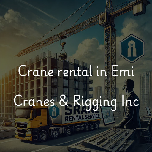 Crane rental in Emi Cranes & Rigging Inc