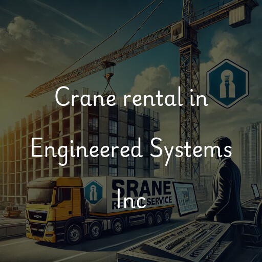 Crane rental in Engineered Systems Inc