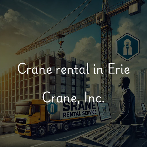 Crane rental in Erie Crane, Inc.