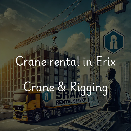 Crane rental in Erix Crane & Rigging