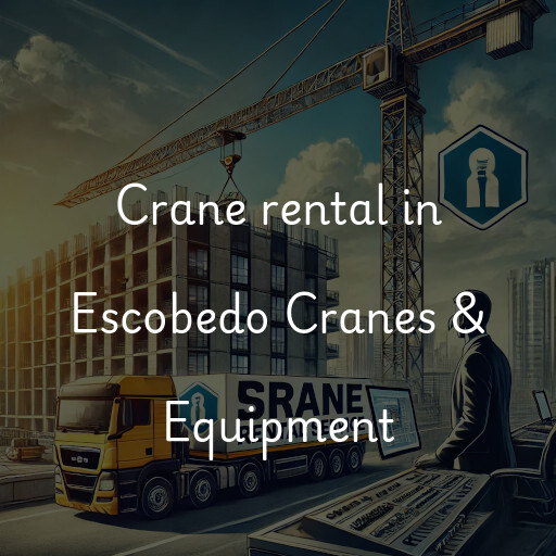 Crane rental in Escobedo Cranes & Equipment