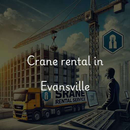 Crane rental in Evansville