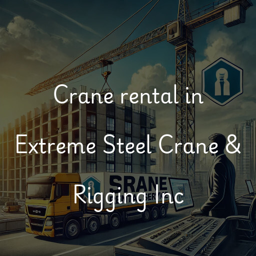 Crane rental in Extreme Steel Crane & Rigging Inc