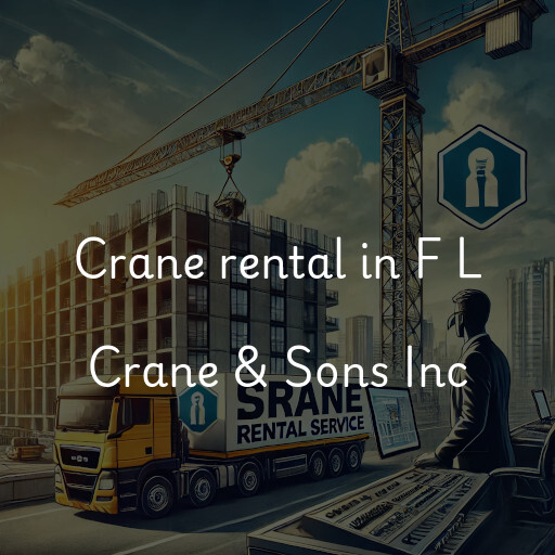 Crane rental in F L Crane & Sons Inc