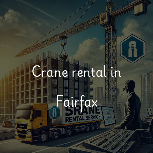 Crane rental in Fairfax